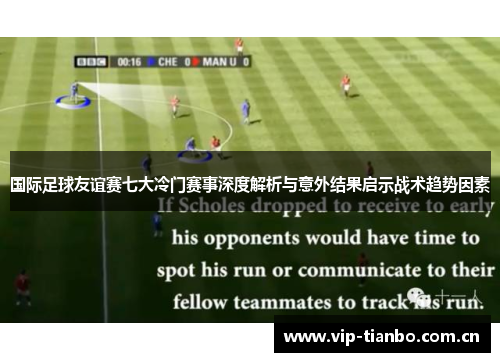国际足球友谊赛七大冷门赛事深度解析与意外结果启示战术趋势因素